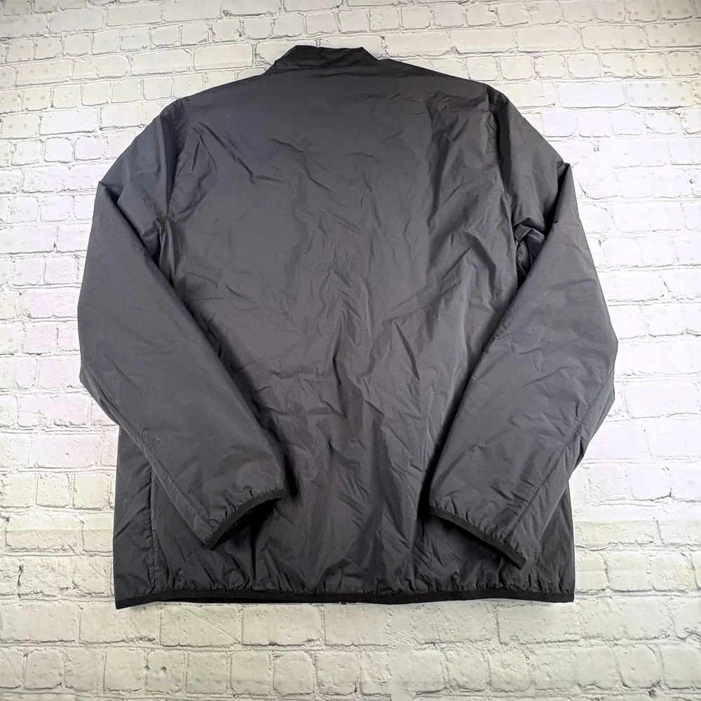 Rhone Peloton Jacket Mens XL Black Excellent Full Zip Windbreaker Activewear